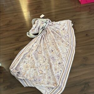 Victoria's Secret Pastel Floral Towel